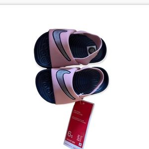 NWT Nike Kawa SE Slides Toddler Sandals
Blue & Pink